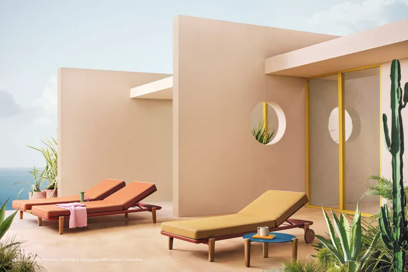 Fibra FBR010/011 Recliner Sun Lounger | Luxury Design | Pedrali