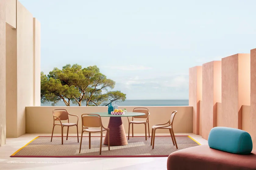 Ikon Twist 879/2 Round Dining Table | Luxury Design | Pedrali