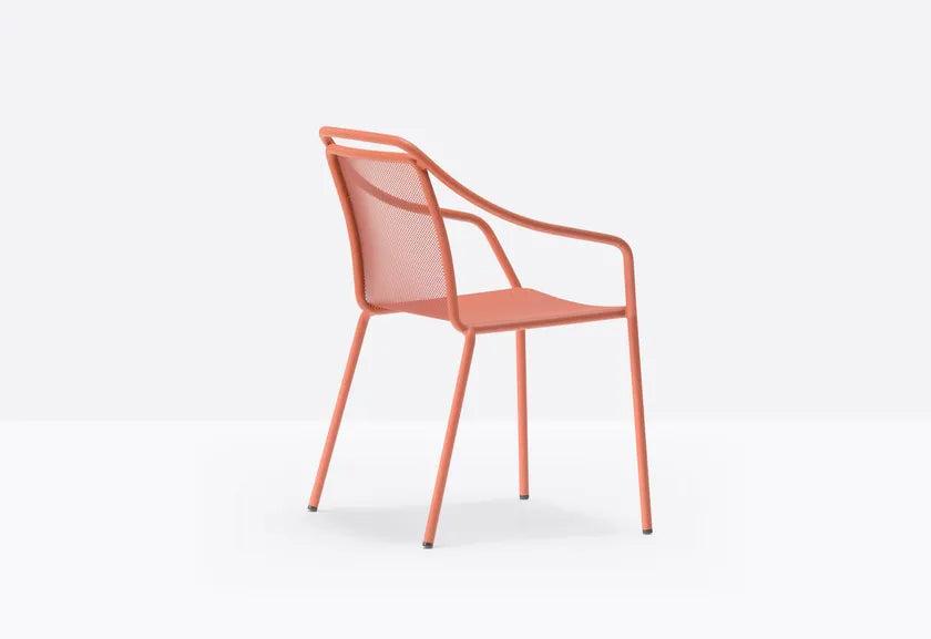 Philia Mesh Stackable Dining Chair with Armrests | Luxury Design | Pedrali
