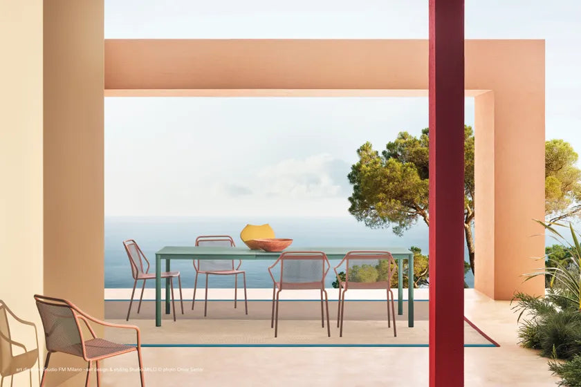 Philia Mesh Stackable Dining Chair with Armrests | Luxury Design | Pedrali