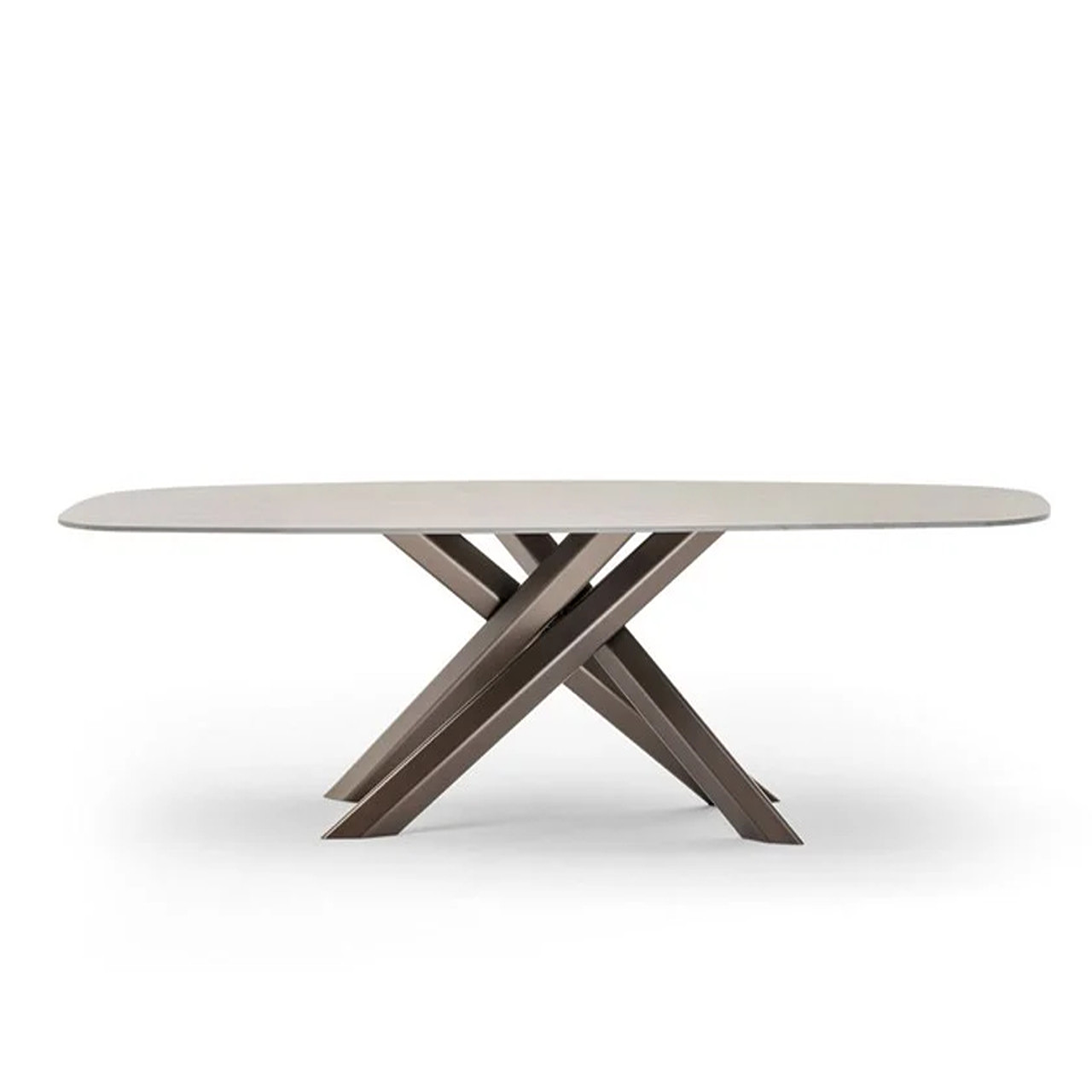 System Star Elliptic Dining Table | Design by Daniele Lo Scalzo Moscheri | Varaschin