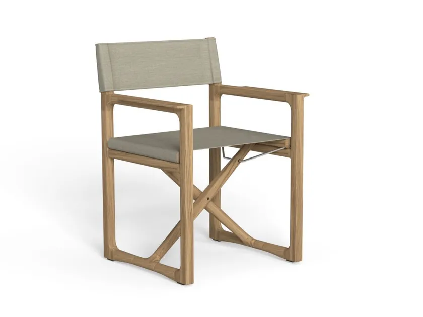 Thea Folding Director Chair with Armrests | Luxury Talenti Outdoor Living