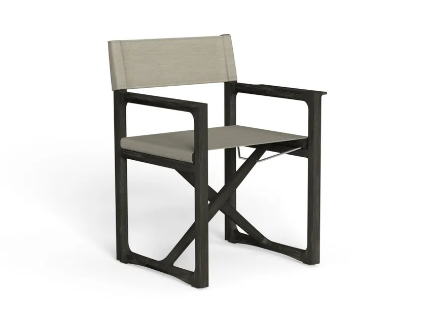 Thea Folding Director Chair with Armrests | Luxury Talenti Outdoor Living
