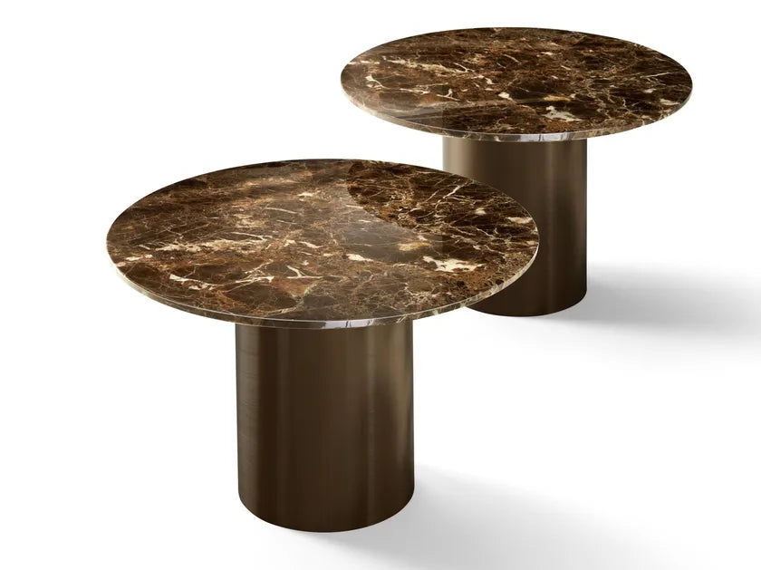Cilindro Low Round Coffee Table | Eforma Iconic Luxury Italian Design