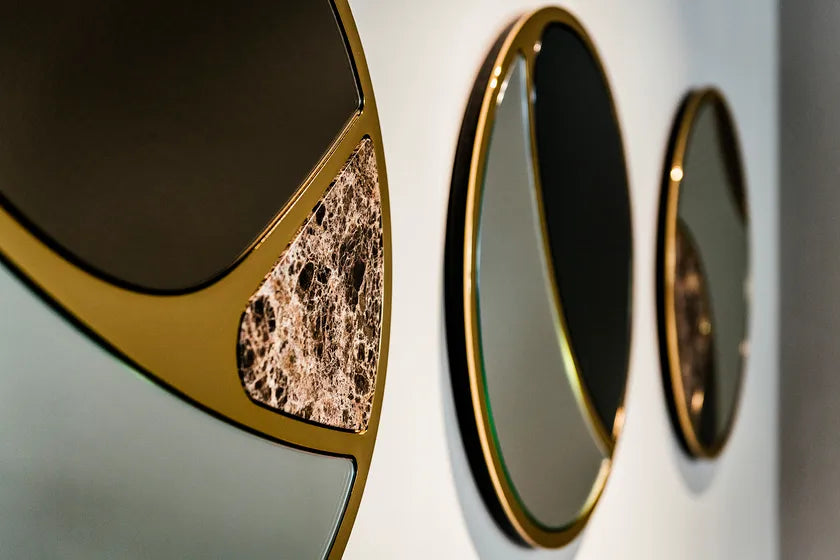 Delta Round Mirror | Luxury Living | Black Tie