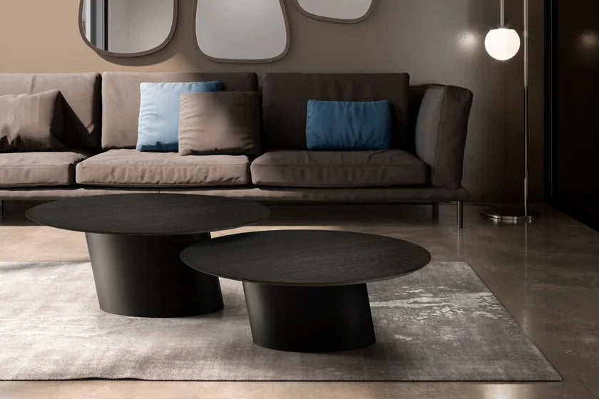 Dorado Low Round Coffee Table | Eforma Iconic Luxury Italian Design