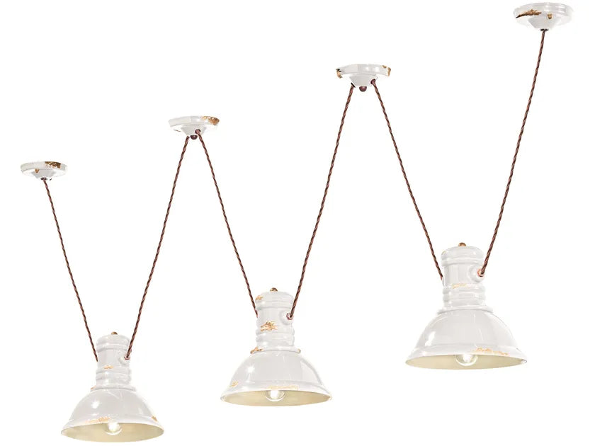Industrial C1692 Pendant Lamp | Ferroluce Ceramic Lighting