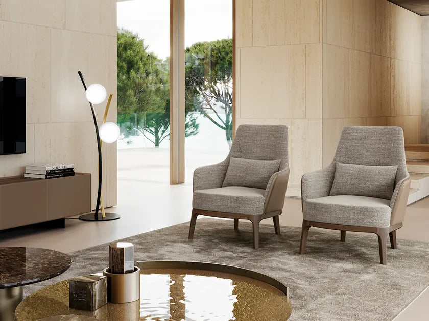 Max Lounge Armchair | Eforma Iconic Luxury Italian Design