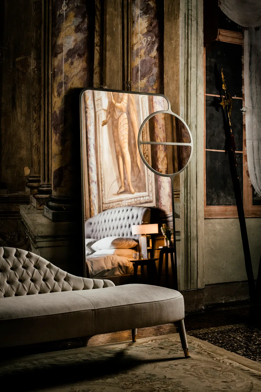 Mou Rectangular Mirror | Luxury Living | Black Tie