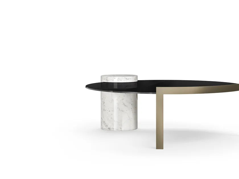 Peo Low Round Coffee Table | Eforma Iconic Luxury Italian Design