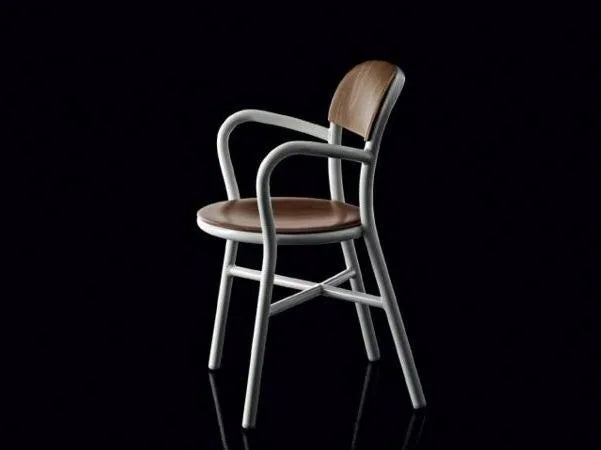 Pipe Stackable Dining Chair with Armrest | Luxury Furniture | Set of 2 | Magis