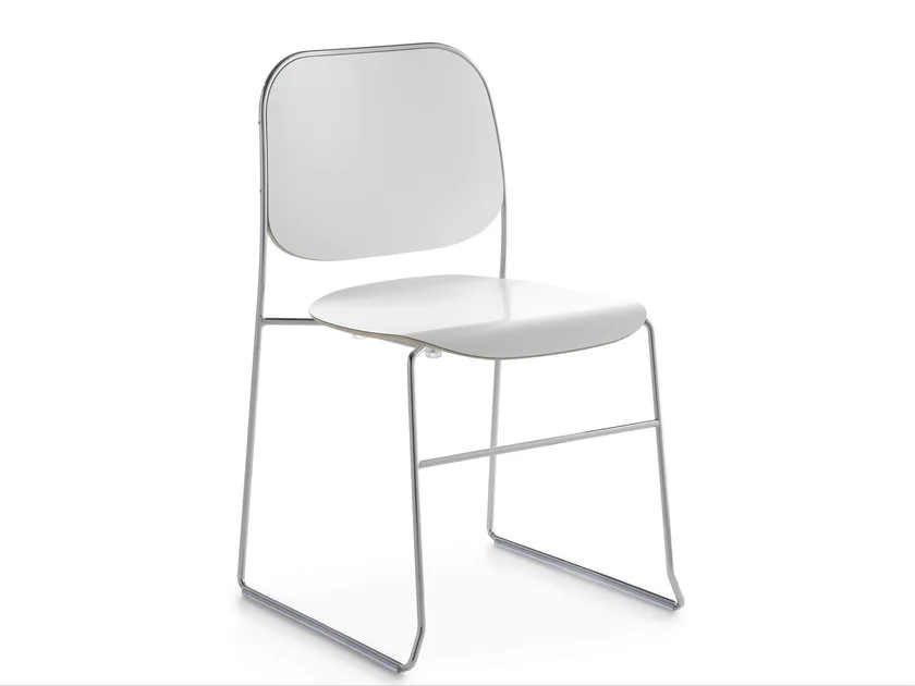 Bay R/SB Stackable Dining Chair | Set of 2 | Crassevig