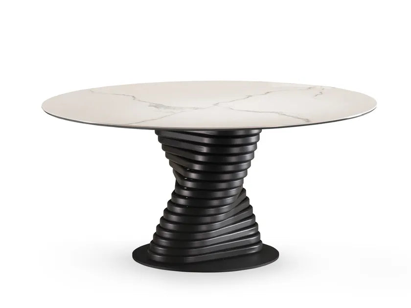 Rotolo Round Dining Table | Eforma Iconic Luxury Italian Design