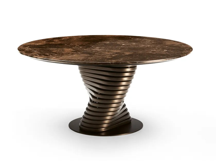 Rotolo Round Dining Table | Eforma Iconic Luxury Italian Design