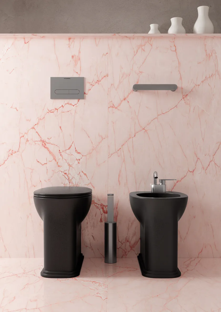 Madre Floor Mounted Bidet | Luxury Bathroom | Ceramica Flaminia