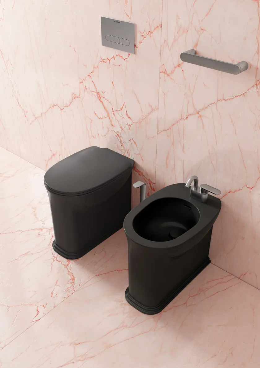 Madre Floor Mounted Bidet | Luxury Bathroom | Ceramica Flaminia