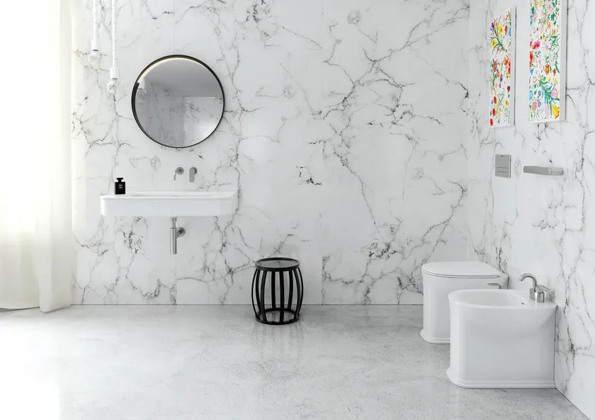 Madre Floor Mounted Bidet | Luxury Bathroom | Ceramica Flaminia