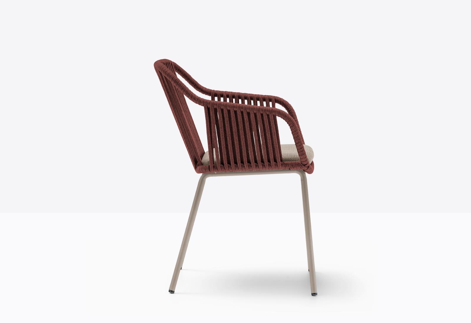 Babila Twist 2795 Chair with Armrests | Luxury Design | Pedrali