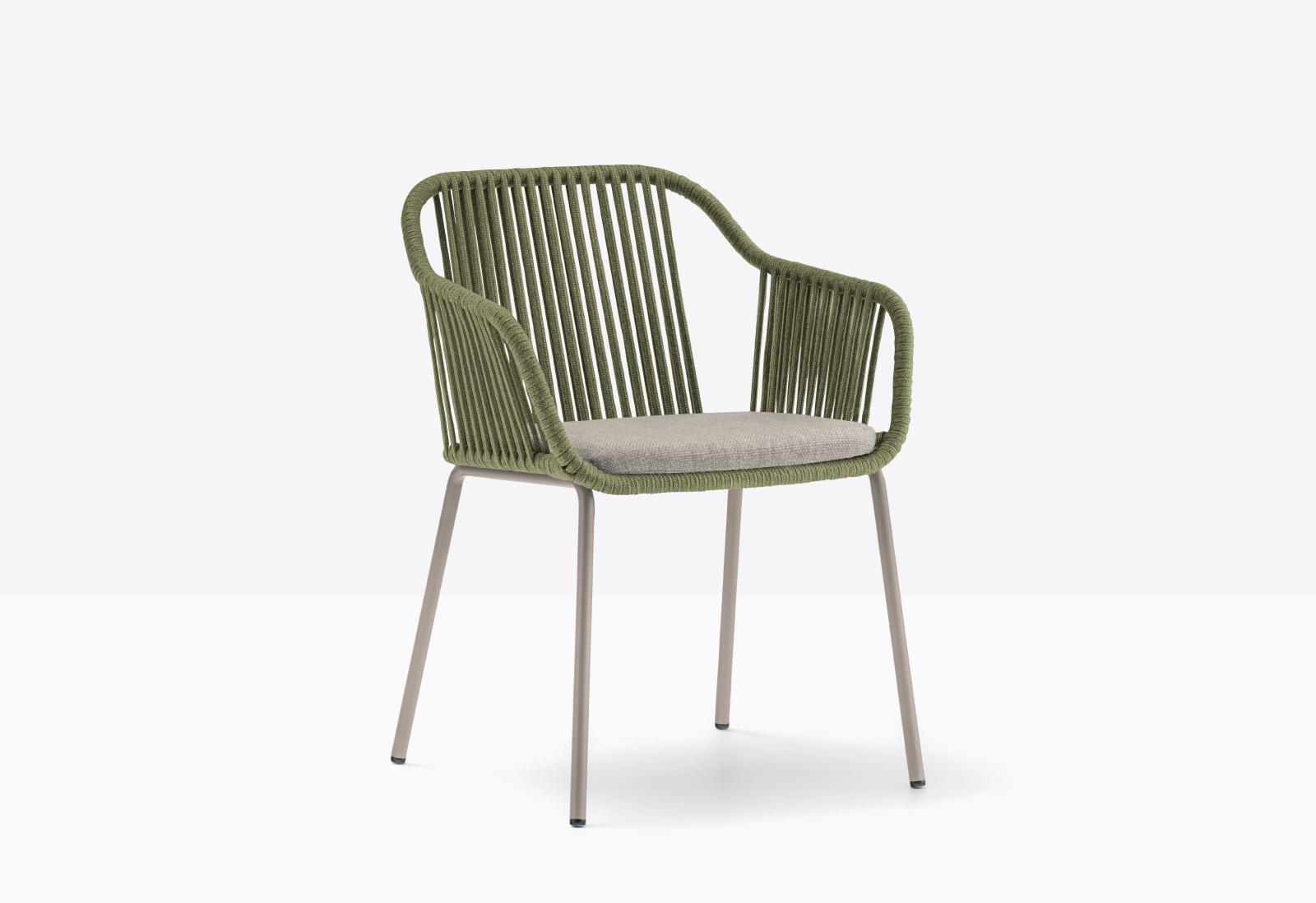 Babila Twist 2795 Chair with Armrests | Luxury Design | Pedrali