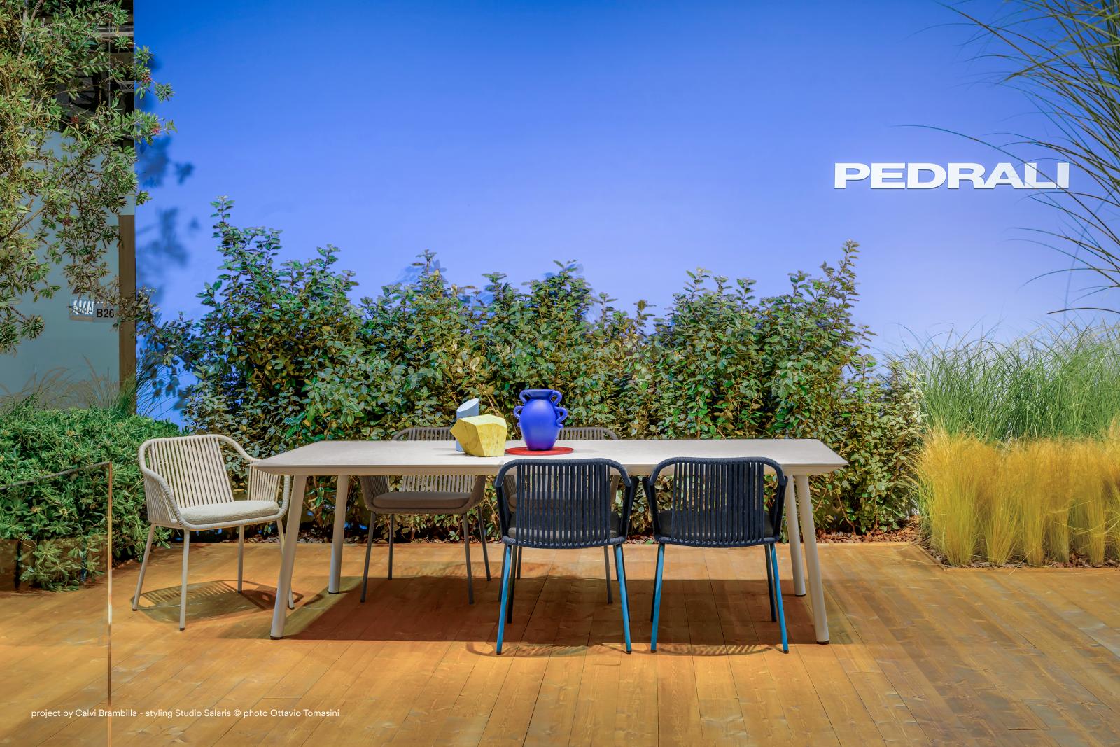 Babila Rectangular Outdoor Dining Table | Luxury Design | Pedrali