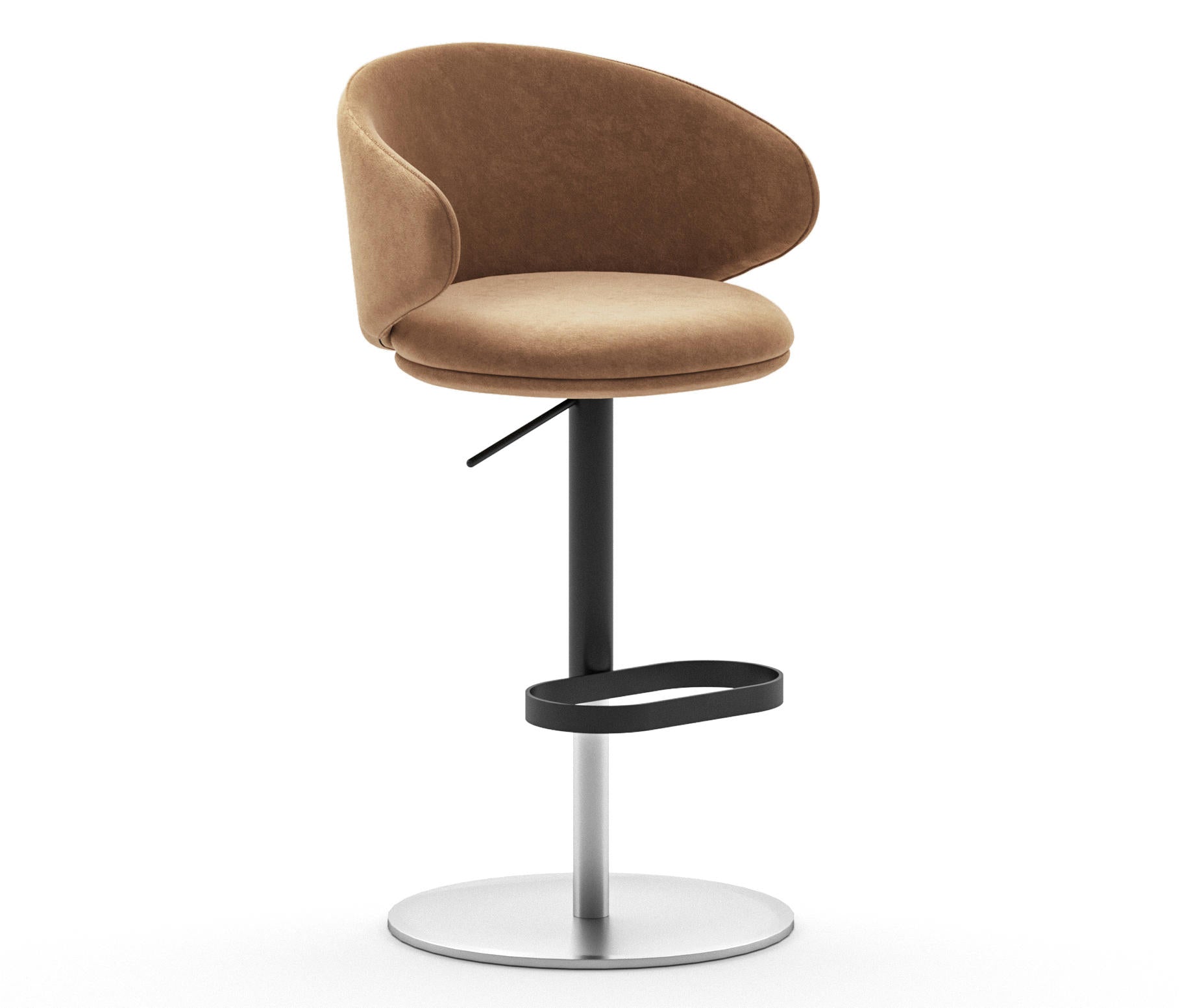 Belle swivel barstool
