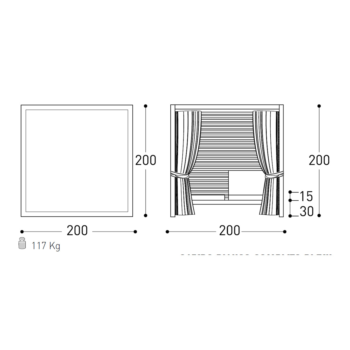 Bivacco Gazebo | Designed by R&D Varaschin | Varaschin