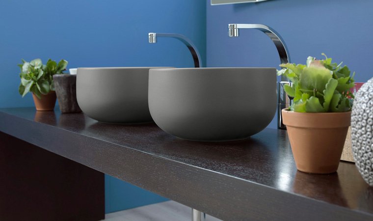 Saltodacqua Countertop Basin | Luxury Bathroom | Ceramica Flaminia