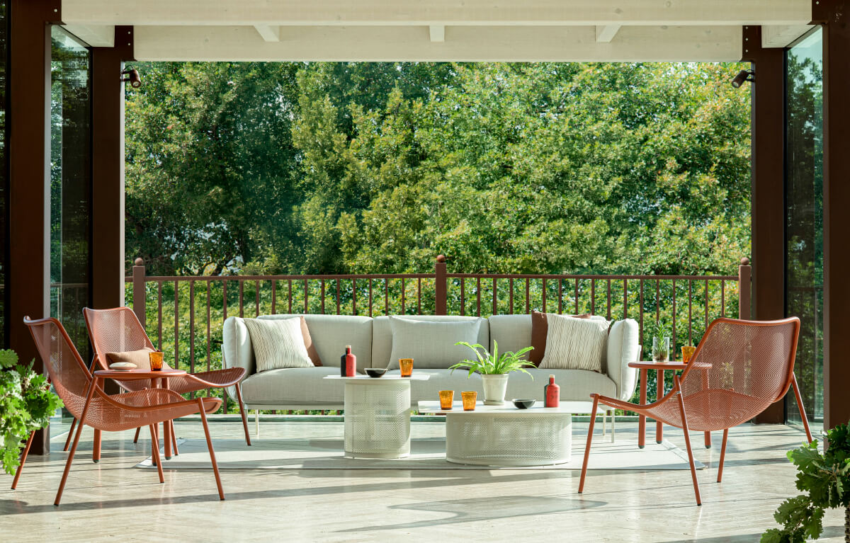 Round Stackable Lounge Chair | Set of 2 | EMU