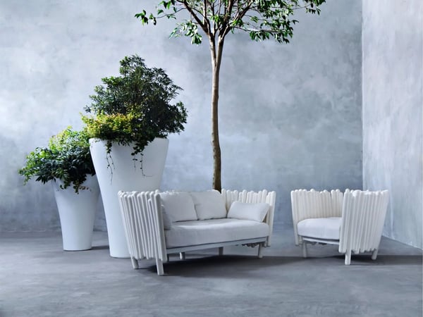 Canisse Sofa — Sculptural Italian Indoor/Outdoor Seating by Serralunga