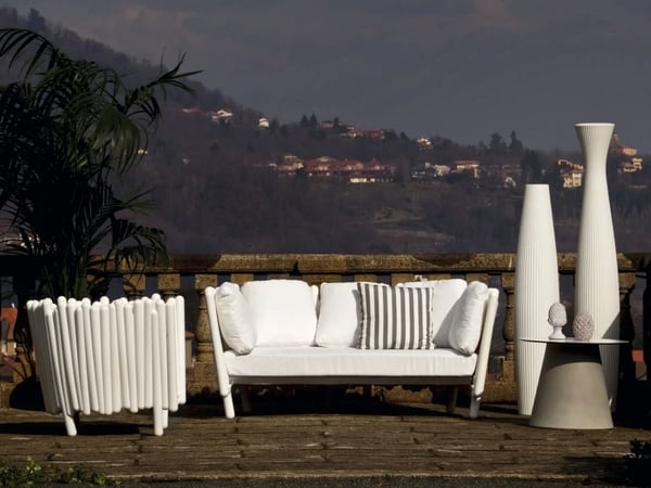 Canisse Sofa — Sculptural Italian Indoor/Outdoor Seating by Serralunga