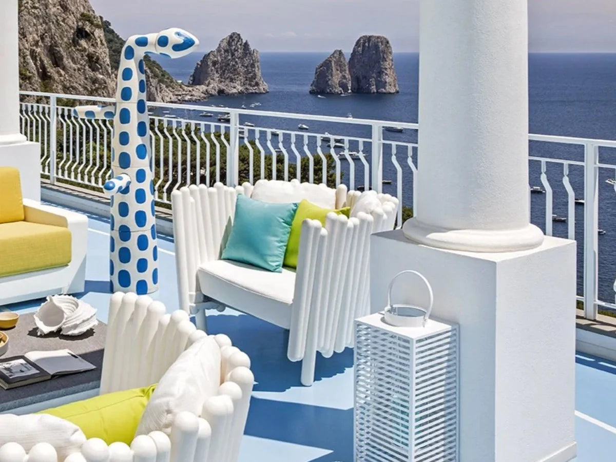 Canisse Armchair — Sculptural Italian Indoor/Outdoor Seating by Serralunga