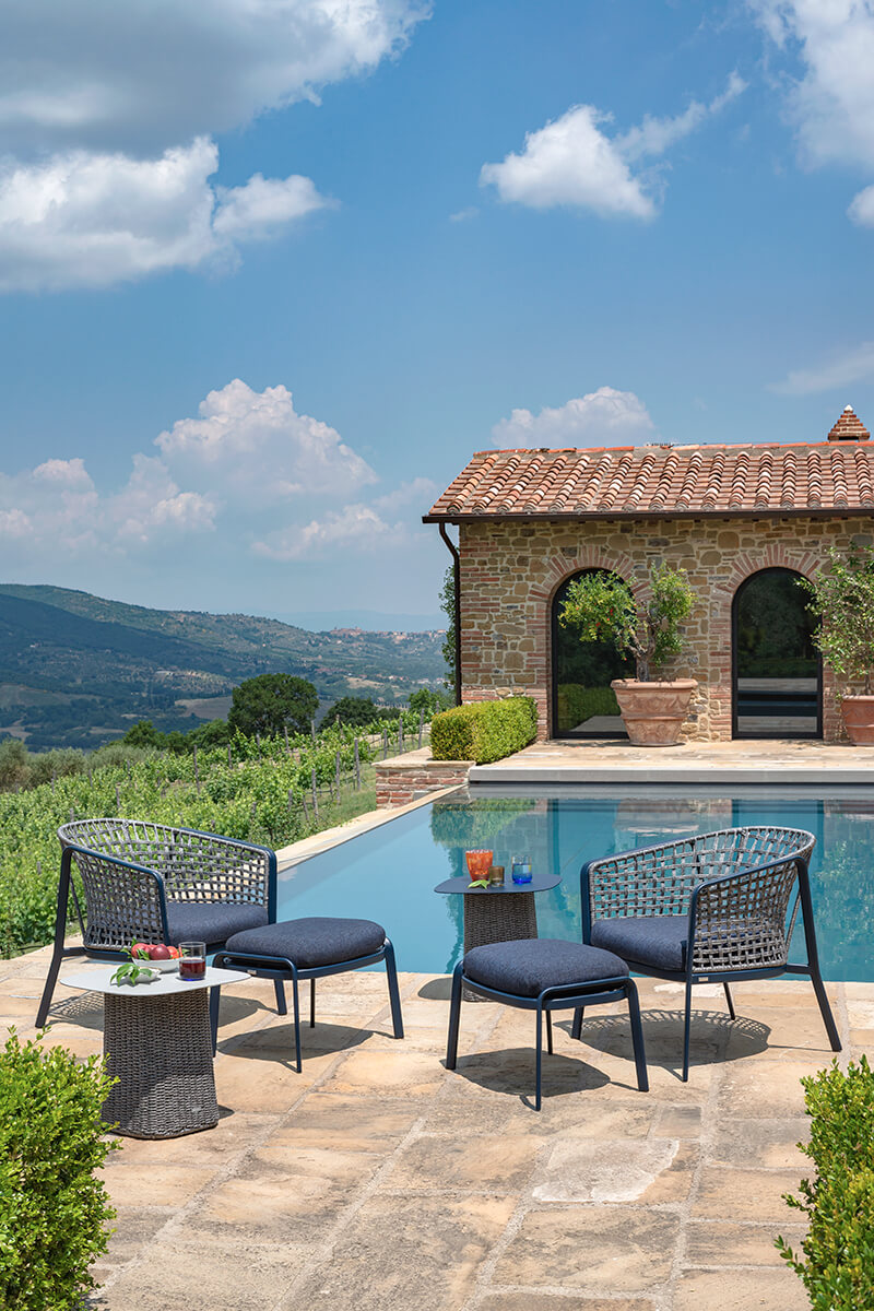 Carousel Square Coffee Table | Luxury Outdoor | EMU