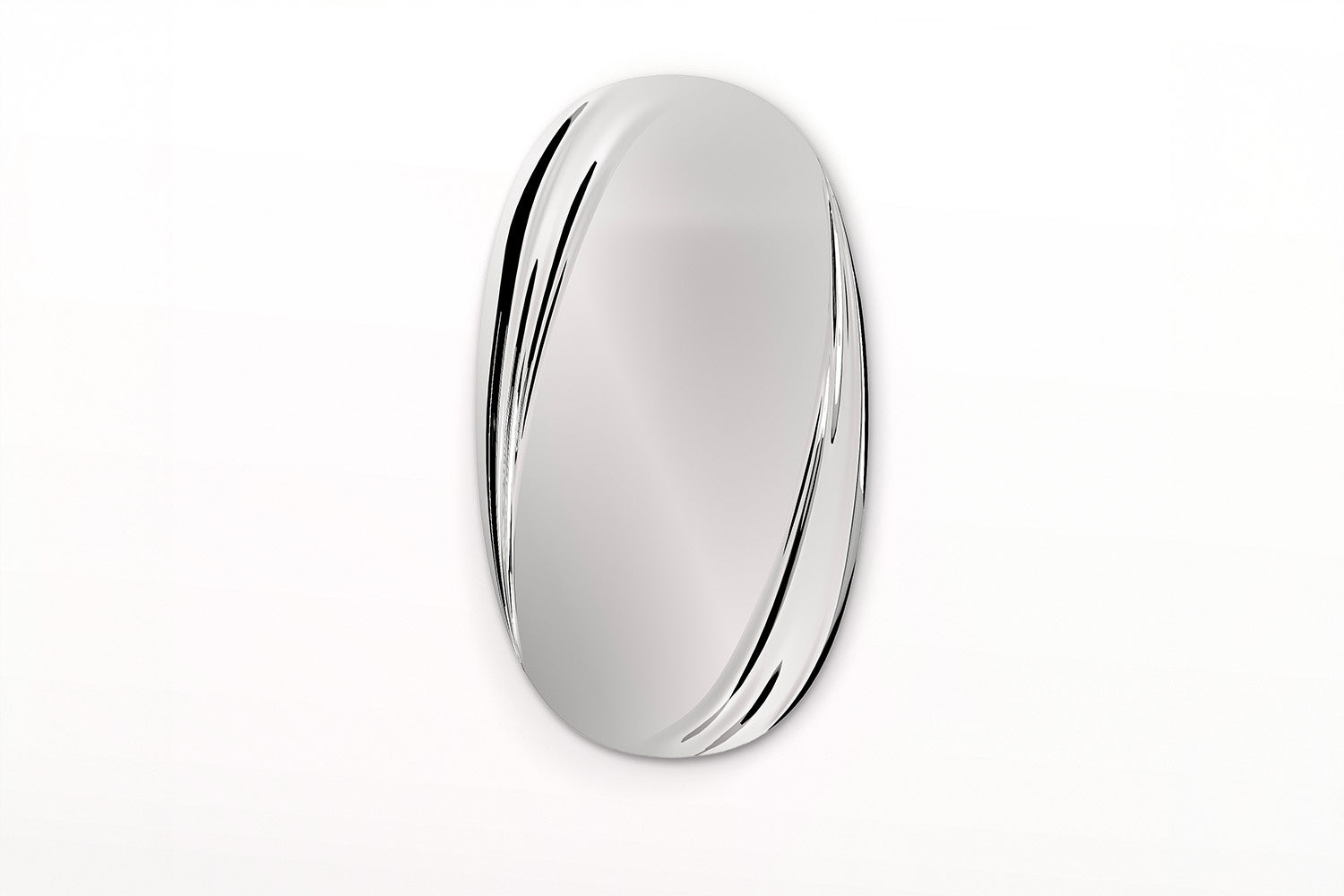 Carrara Oval Wall Mounted Mirror | Eforma Iconic Luxury Italian Design