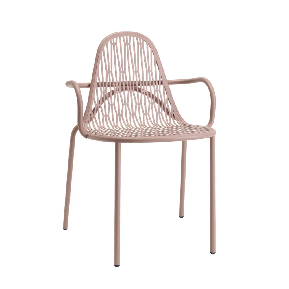 Malvasia Stackable Chair with Armrest | Luxury Outdoor | Scab Design