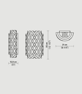 Charlotte Applique Wall Lamp | Slamp Sculptural Design Lighting