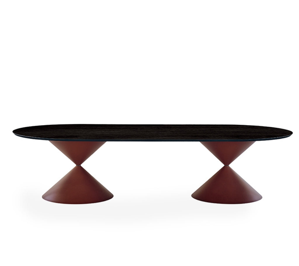 Clessidra Double Dining Table | Midj Contemporary Design