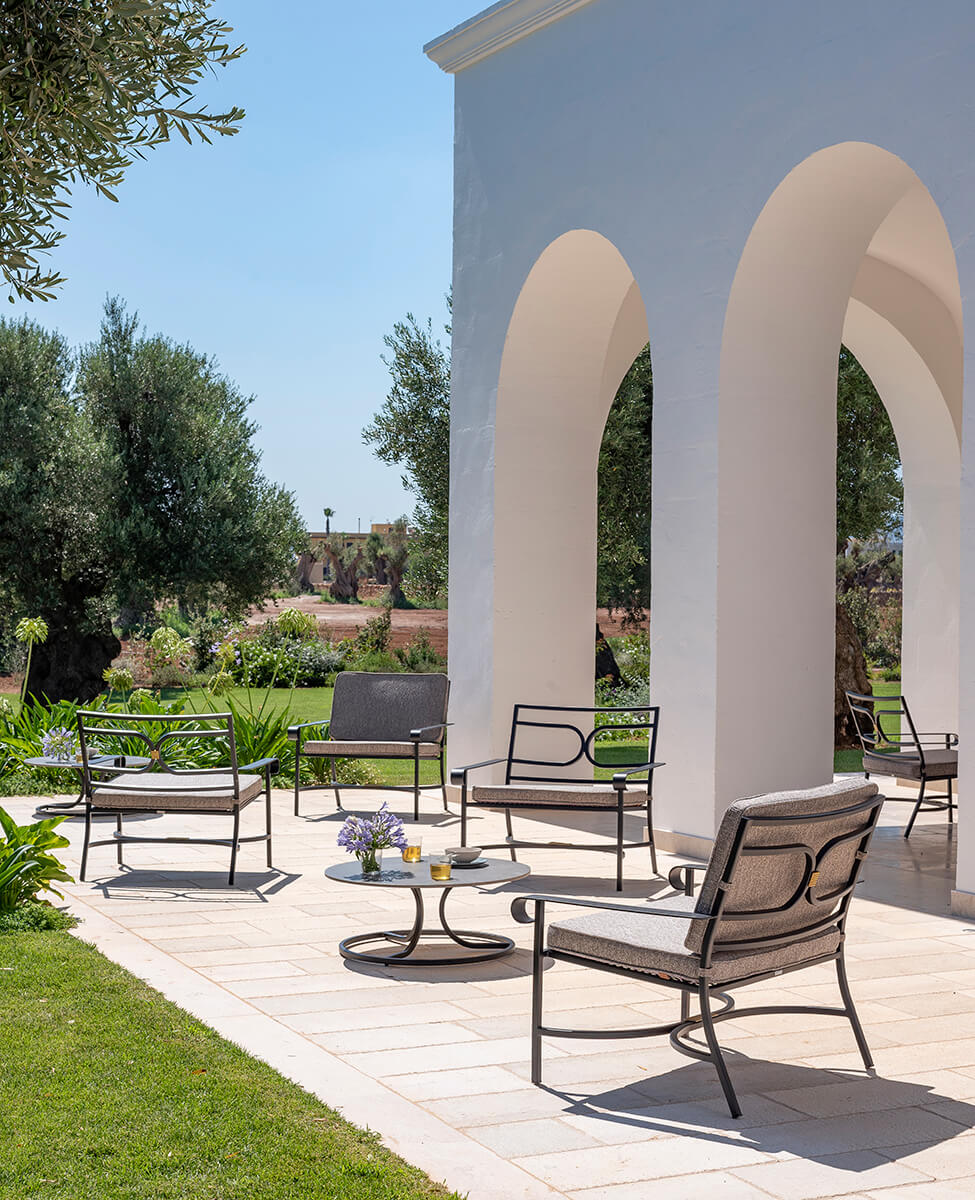 Collier Round Coffee Table | Luxury Outdoor | EMU