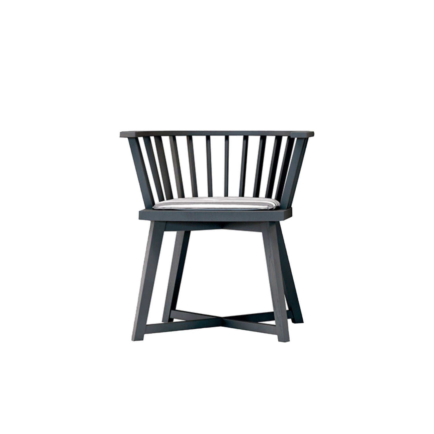 Gray 24 Dining Chair with Armrests | Gervasoni