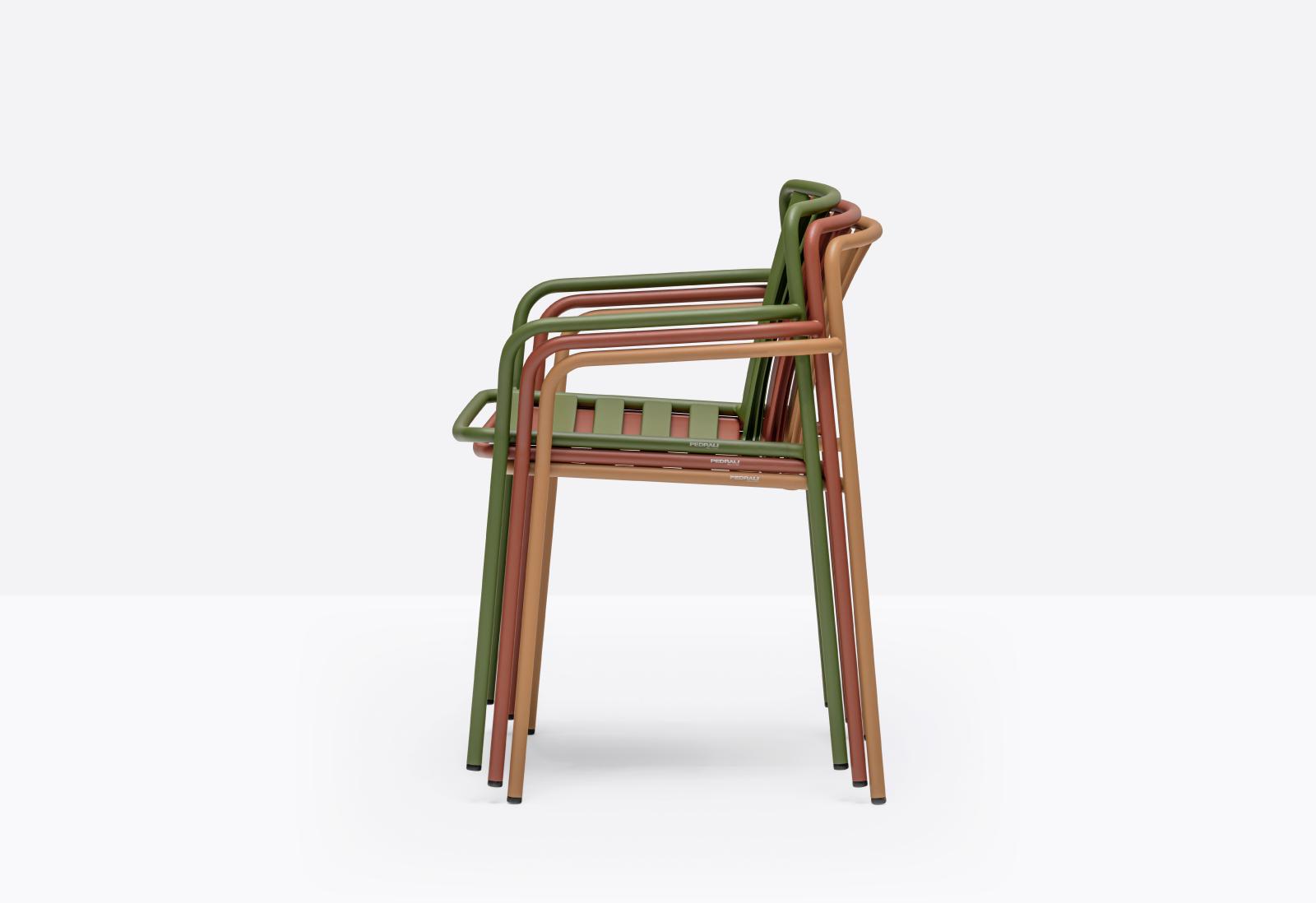 Coney 3645 Stackable Chair with Armrests | Luxury Design | Pedrali