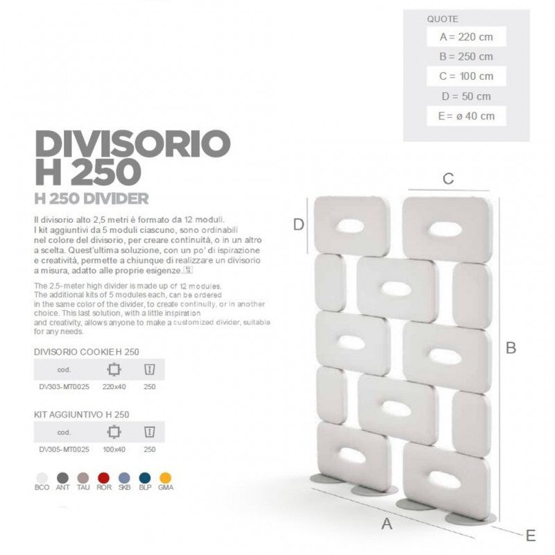 Cookie Room Divider | Designed by Luigi Siard | Lyxo