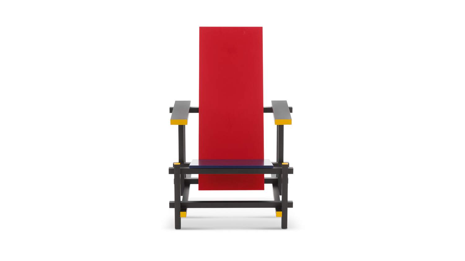 Red and Blue Armchair by Gerryt Rietveld | Stile