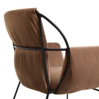 Emma P Soft Dining Chair with Armrests | Luxury Furniture | Crassevig