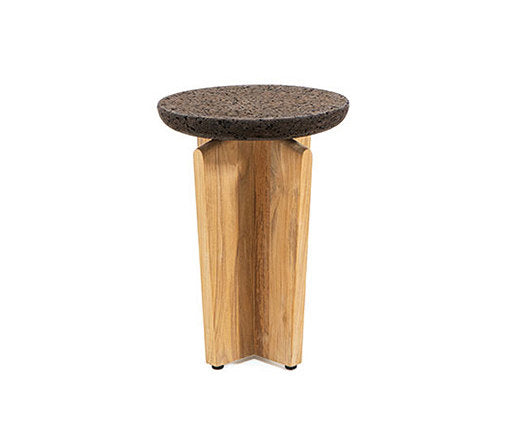Cross Round Side Table | Outdoor Luxury Furniture | Ethimo