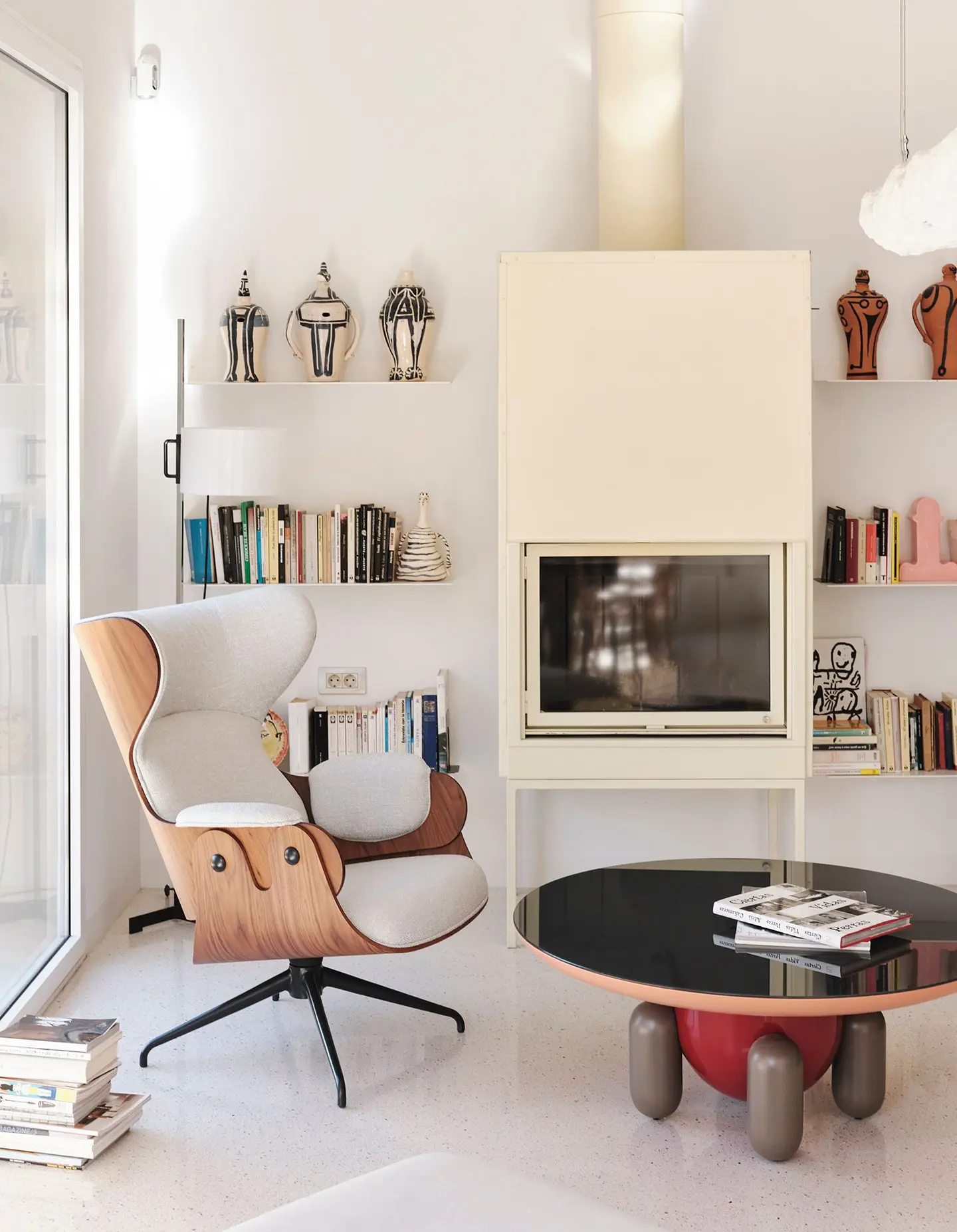 Cilindro Low Round Coffee Table | Eforma Iconic Luxury Italian Design