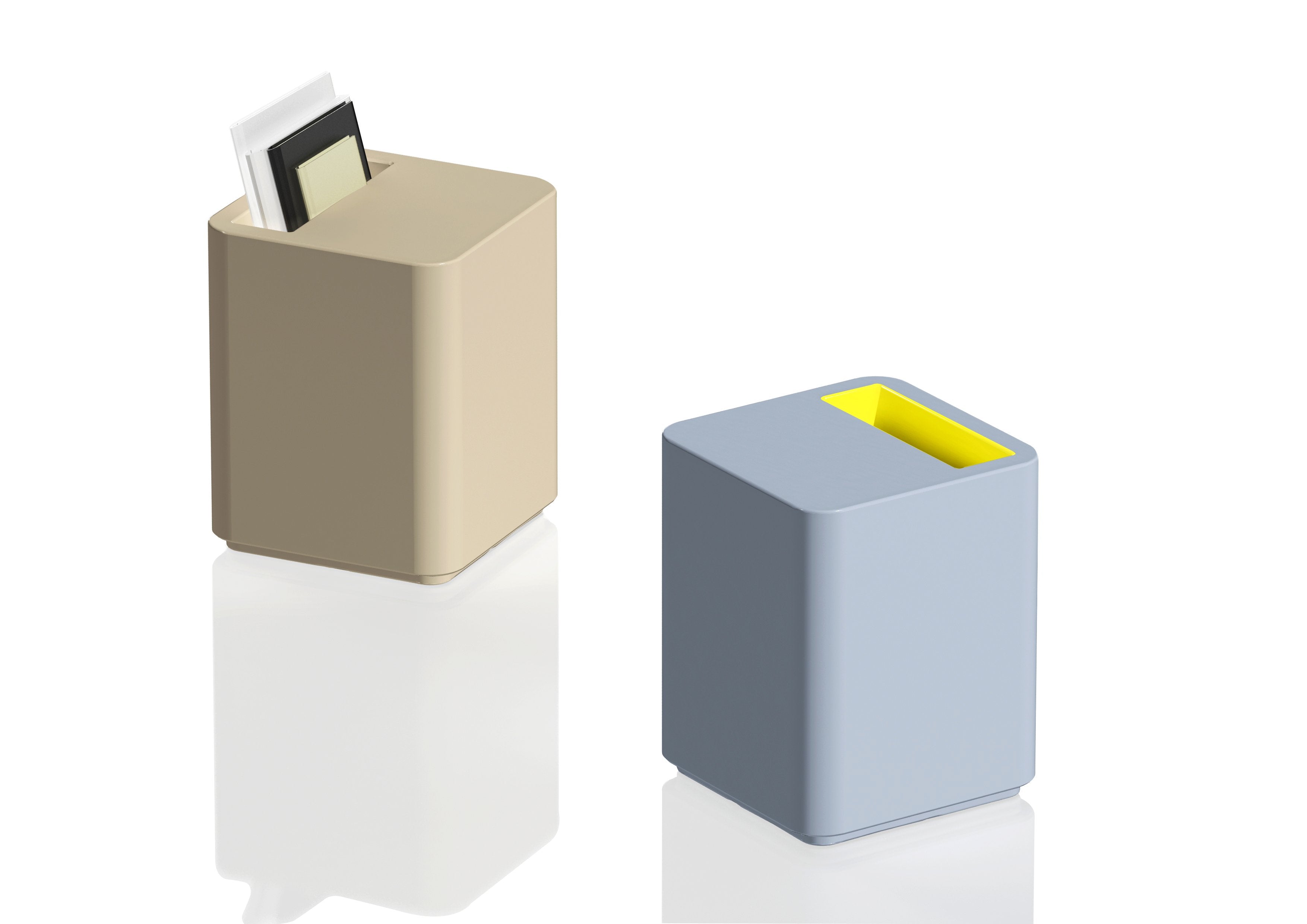 Dado Side Table & Magazine Holder — Minimalist Italian Design by Serralunga