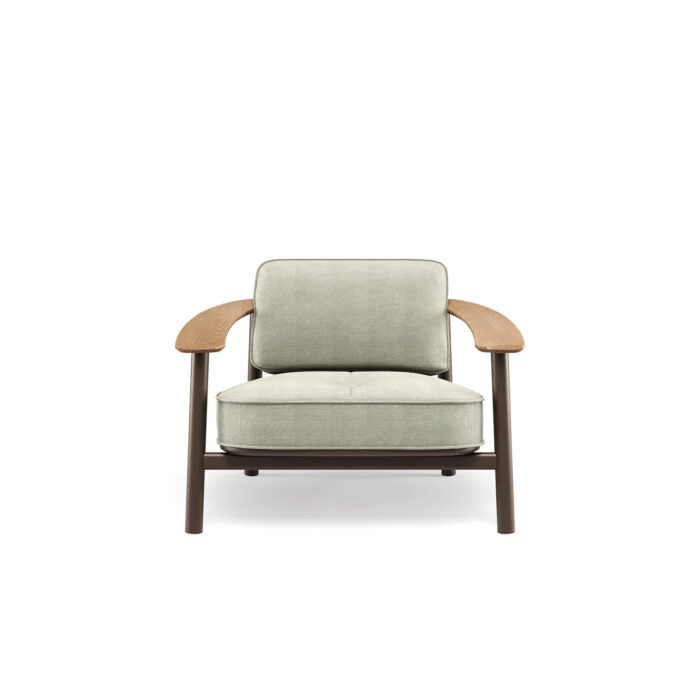 Twins Alu-Teak 1 Seater Sofa | Luxury Outdoor | EMU