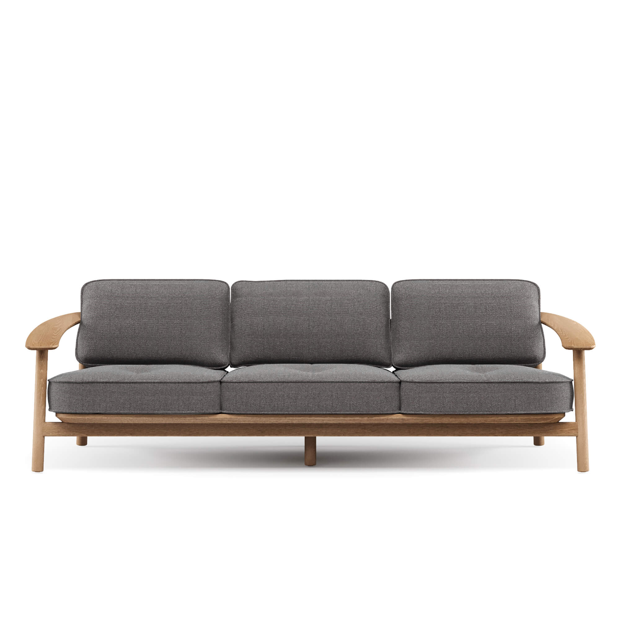 Twins 3 Seater Teak Sofa | Luxury Outdoor | EMU