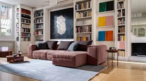 Samet Modular Sofa with Chaise Lounge | Gervasoni