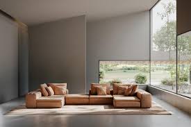 Samet Modular Sofa with Chaise Lounge | Gervasoni