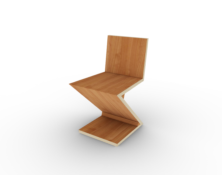 Gerrit Thomas Rietveld RI 14 Dining Chair | Icone Design Furniture